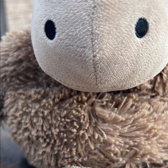 Warmies Adorable Brown Plush Weighted Donkey Toy - Picture 12 of 12